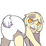 Diaper Butt Sticker YCH